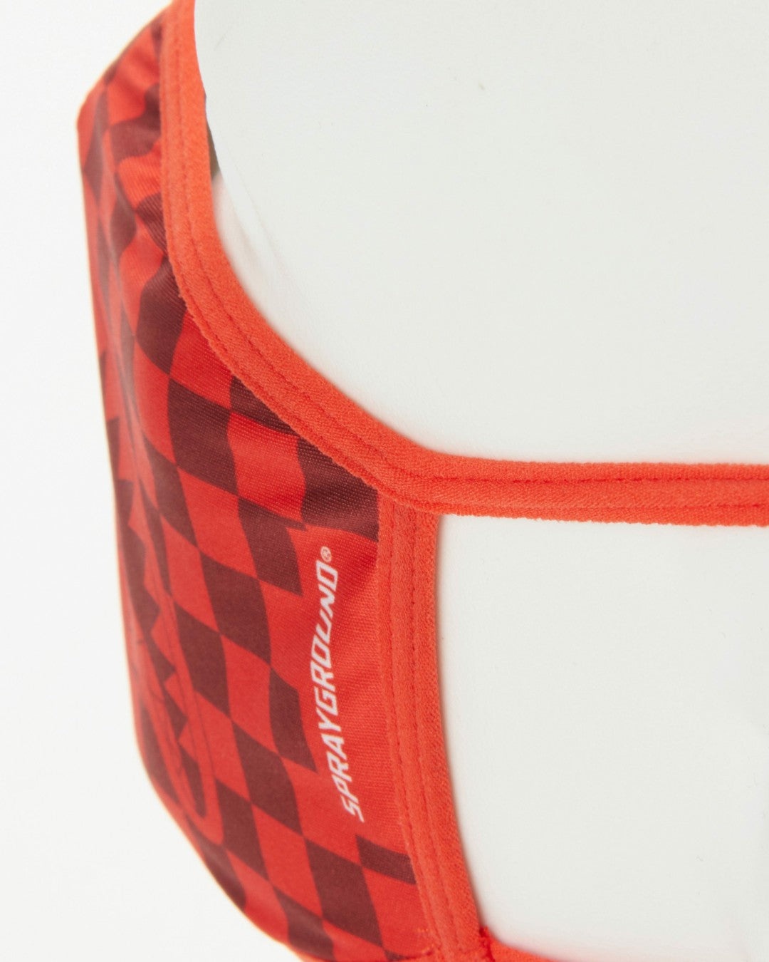 SHARKS IN PARIS (RED) FORM-FITTING MASK | Sprayground Hot Deal