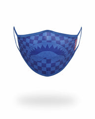 SHARKS IN PARIS (BLUE) FORM-FITTING MASK | Sprayground Limited Offer
