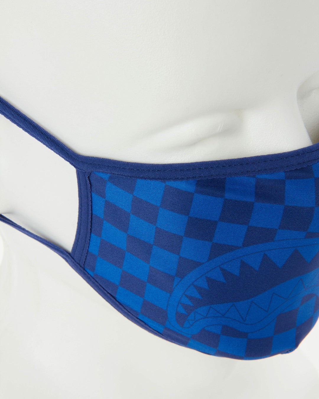 SHARKS IN PARIS (BLUE) FORM-FITTING MASK | Sprayground Limited Offer