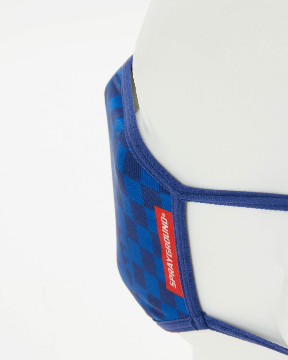 SHARKS IN PARIS (BLUE) FORM-FITTING MASK | Sprayground Limited Offer