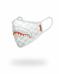 SHARKS IN PARIS (WHITE) FORM-FITTING MASK | Sprayground Special Offer