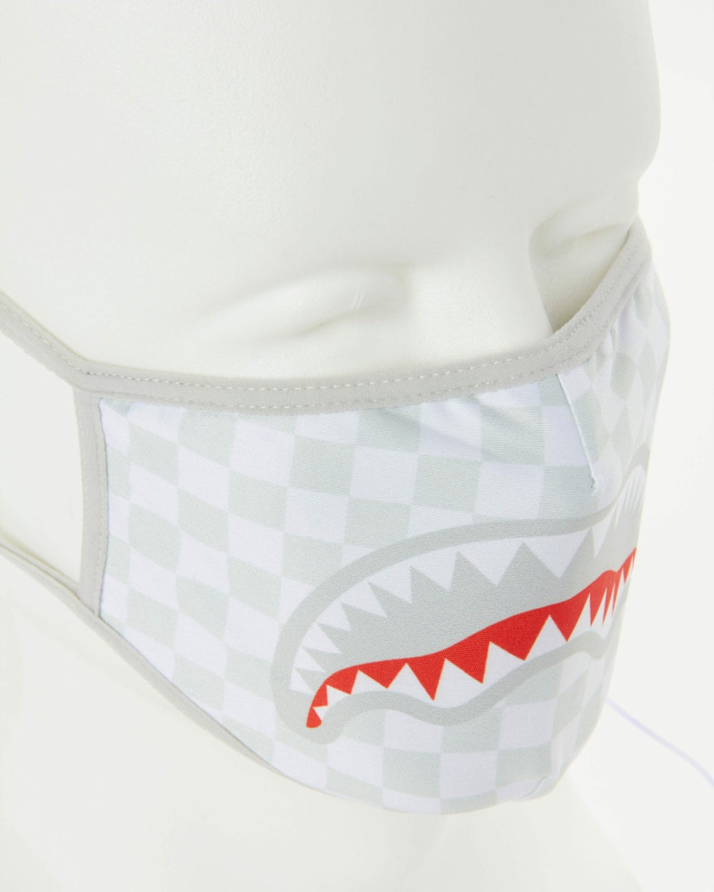 SHARKS IN PARIS (WHITE) FORM-FITTING MASK | Sprayground Special Offer