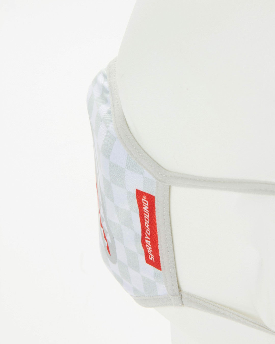 SHARKS IN PARIS (WHITE) FORM-FITTING MASK | Sprayground Special Offer