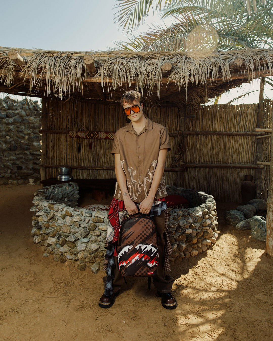 SHARKS IN PARIS NIGHT DRIFT BACKPACK | Sprayground On Sale