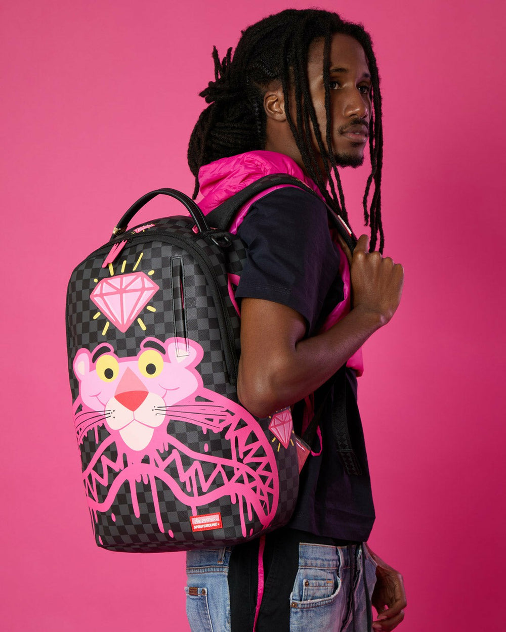 PINK PANTHER DIAMOND SHARK BACKPACK | Sprayground Exclusive Deal