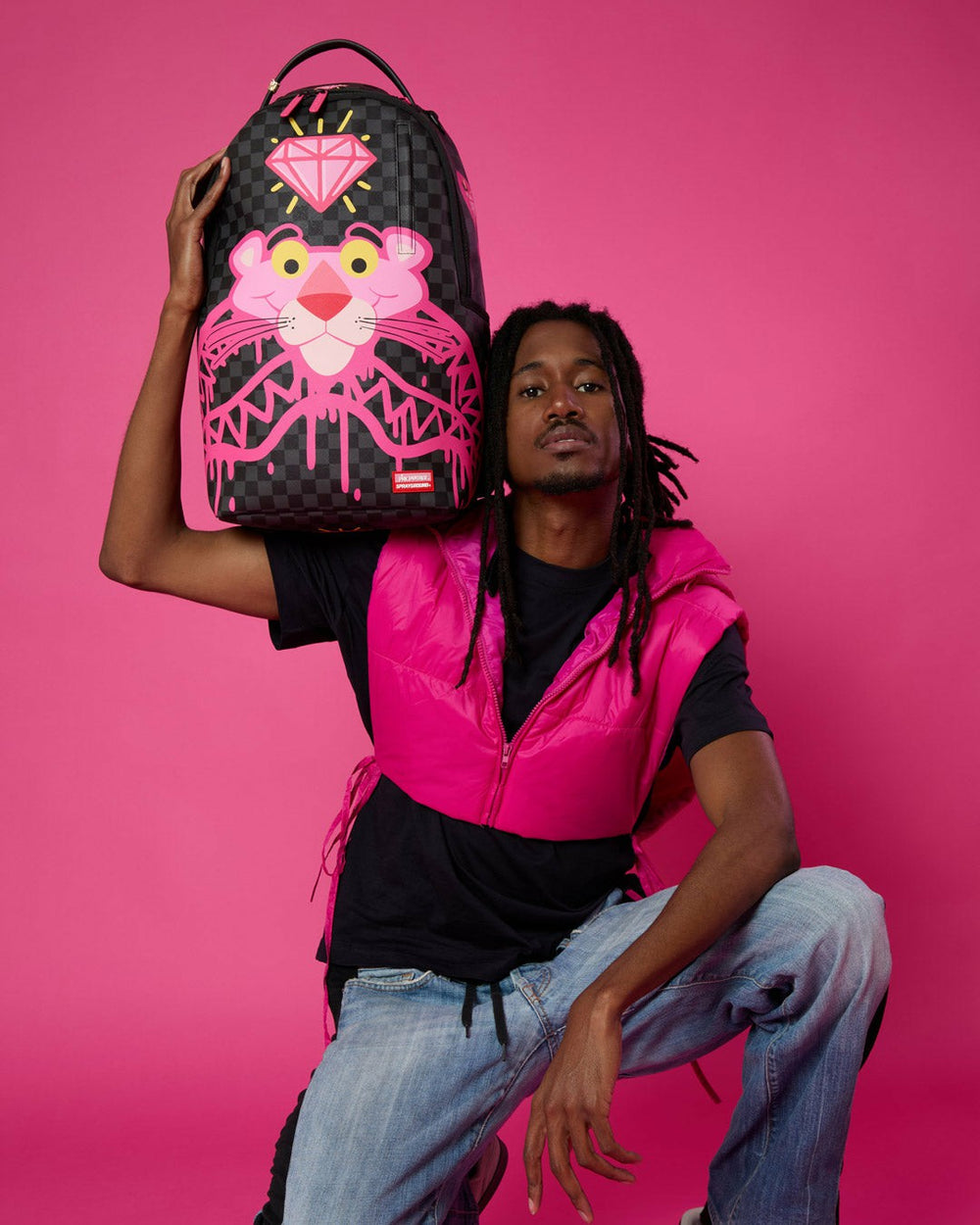 PINK PANTHER DIAMOND SHARK BACKPACK | Sprayground Exclusive Deal