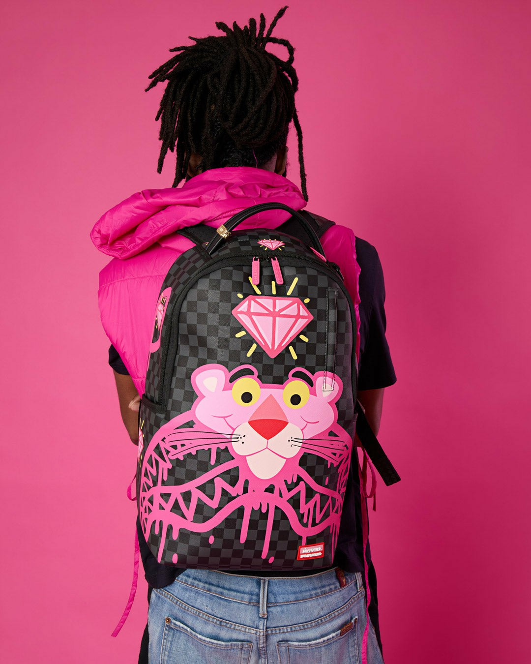 PINK PANTHER DIAMOND SHARK BACKPACK | Sprayground Exclusive Deal