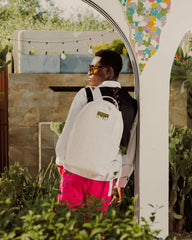 GOLD BRICK LUXE WHITE BACKPACK | Sprayground Hot Deal