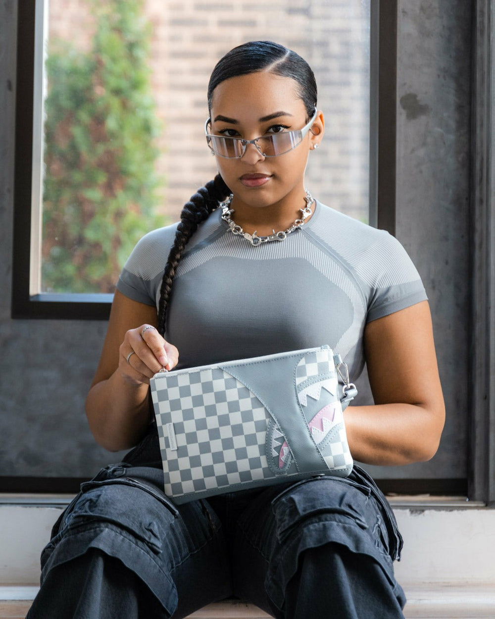AIR TO THE THRONE JETSET CROSSOVER CLUTCH | Sprayground Outlets
