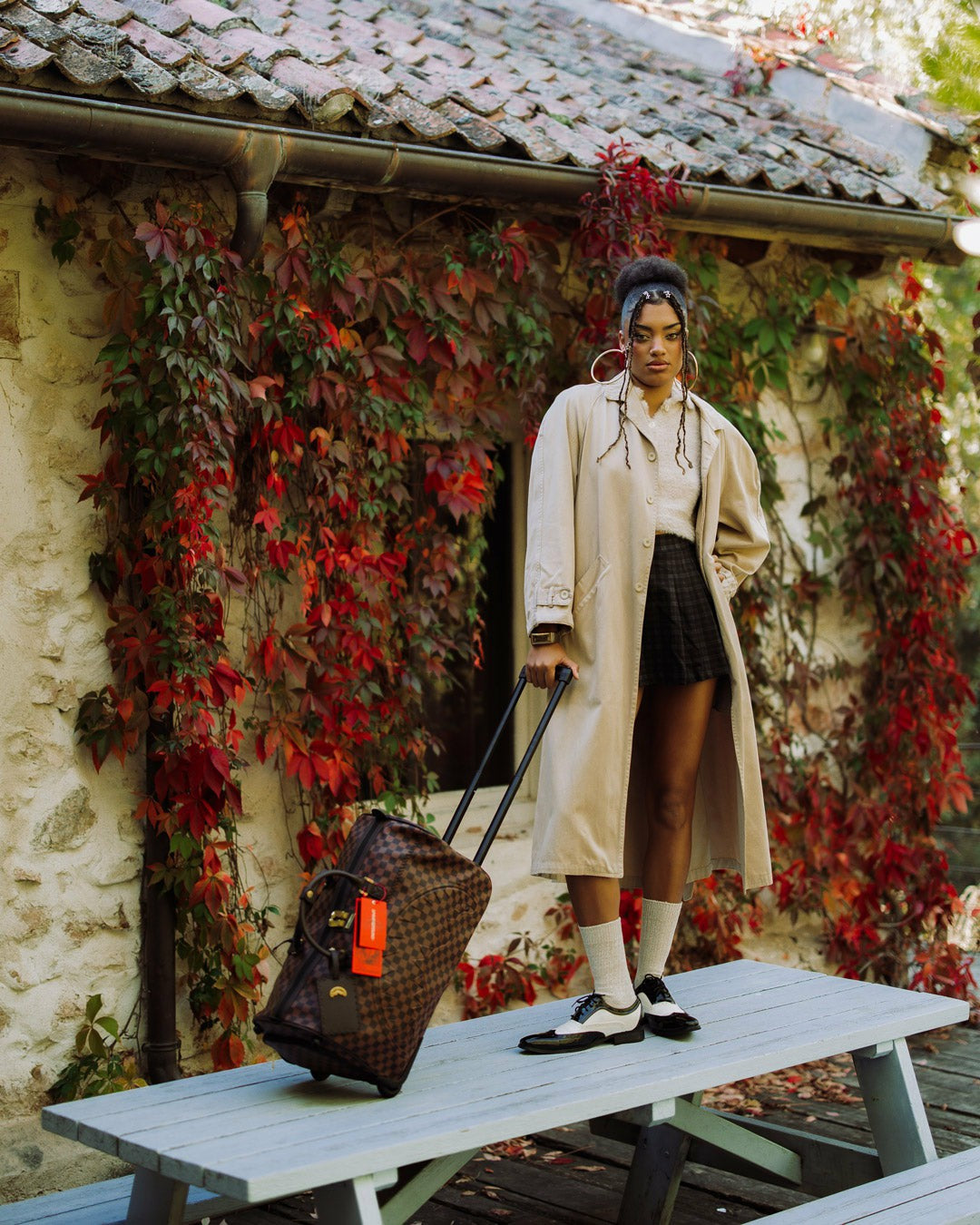 FROM PARIS WITH LOVE - EXPRESS DUFFLE (WITH WHEELS) | Sprayground Limited Offer
