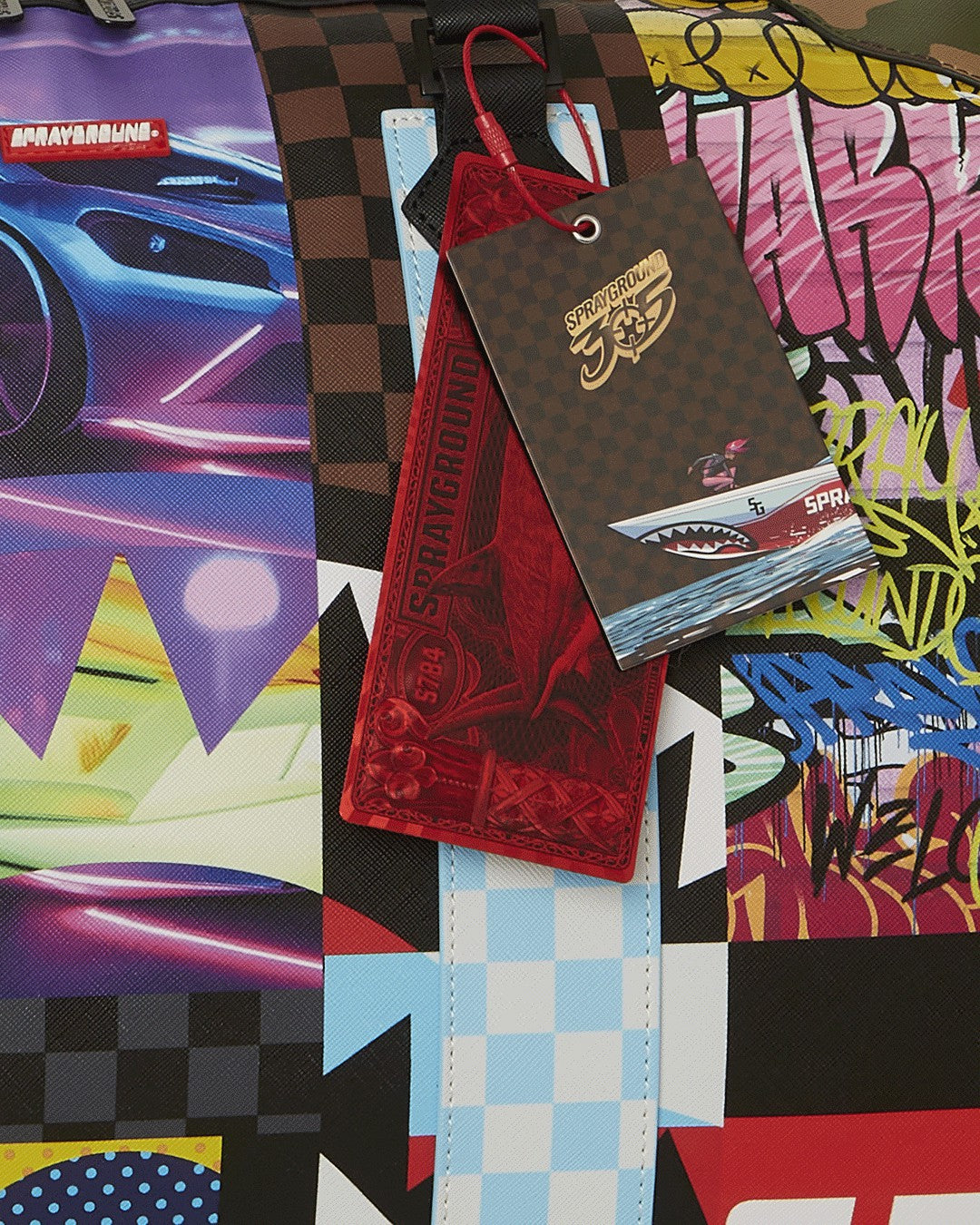 SHARK MASTERPIECES PYRAMID LARGE DUFFLE | Sprayground Exclusive Deal