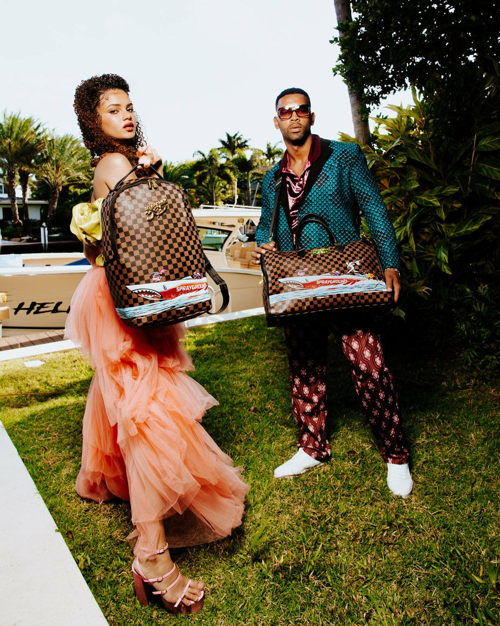 THE 305 SPEEDBOAT GETAWAY PYRAMID DUFFLE | Sprayground Exclusive Deal