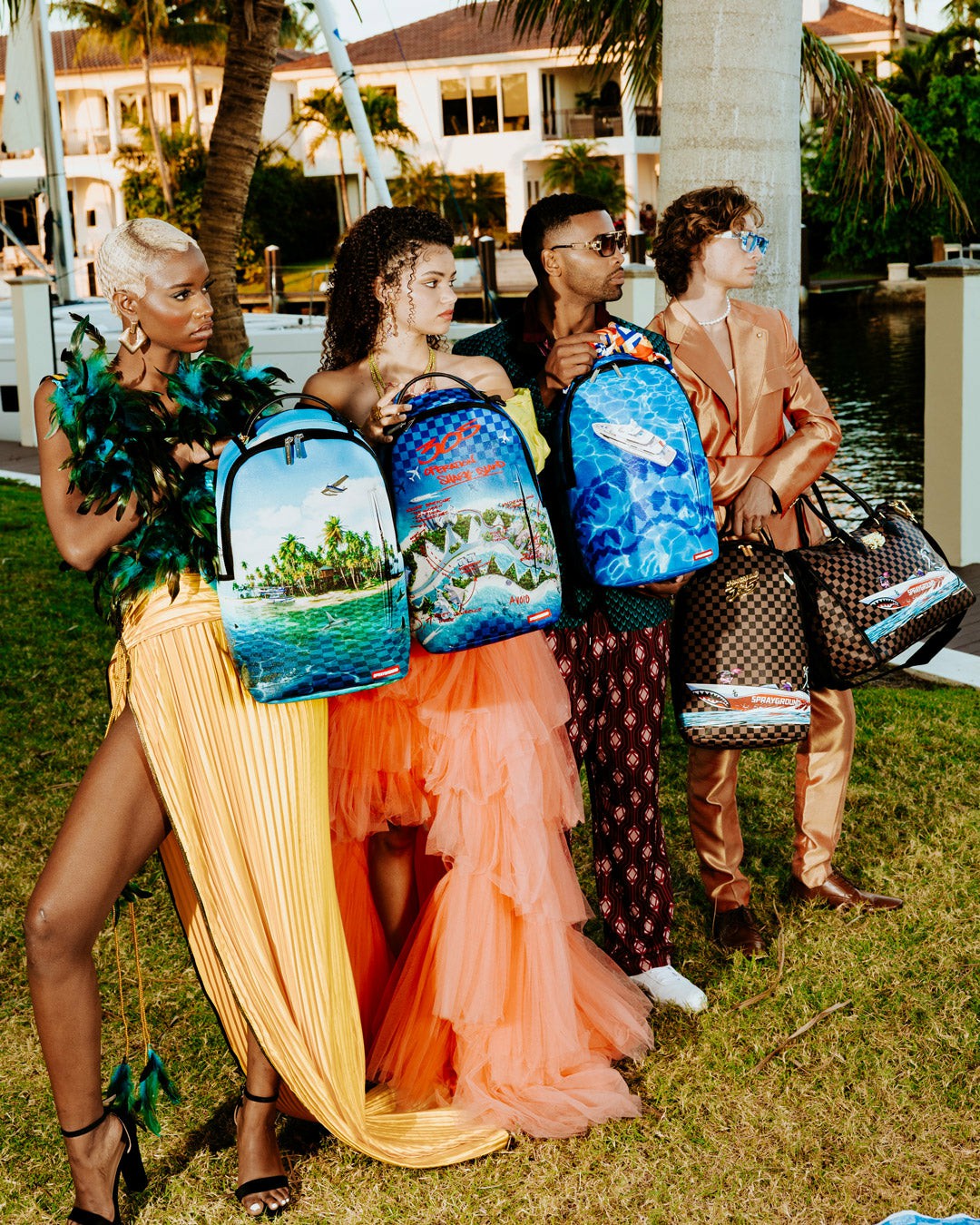 THE 305 SPEEDBOAT GETAWAY PYRAMID DUFFLE | Sprayground Exclusive Deal