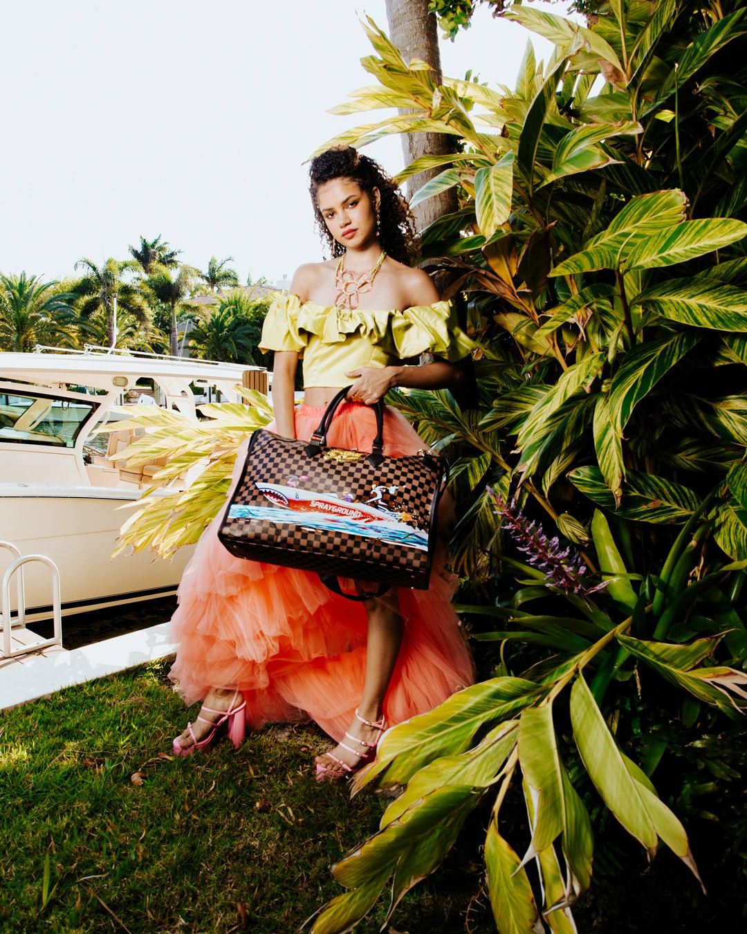 THE 305 SPEEDBOAT GETAWAY PYRAMID DUFFLE | Sprayground Exclusive Deal