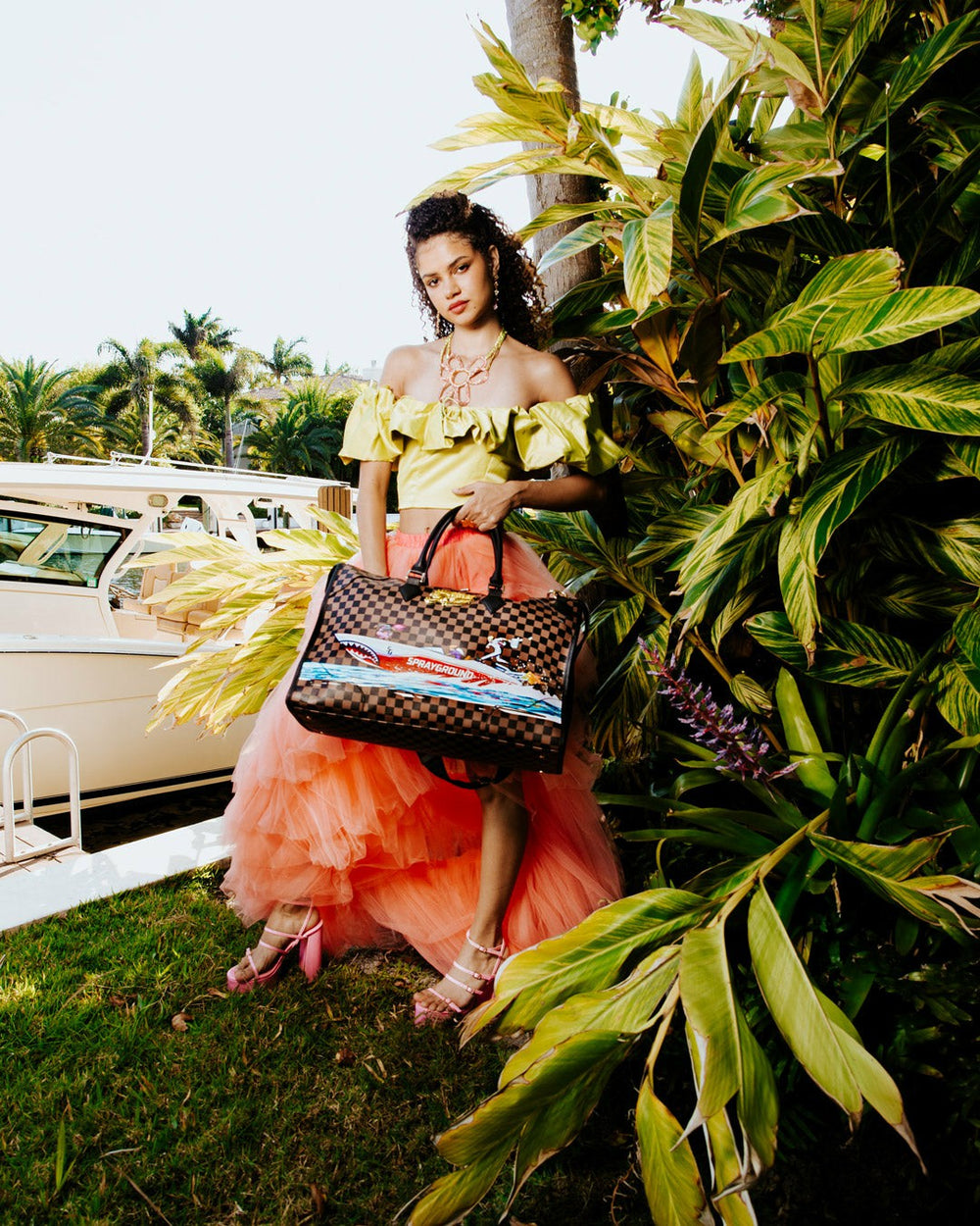 THE 305 SPEEDBOAT GETAWAY PYRAMID DUFFLE | Sprayground Exclusive Deal
