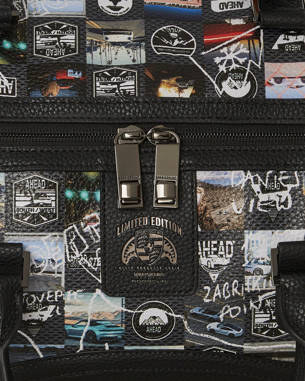 PORSCHE AHEAD COLLAB DUFFLE - LIMITED EDITION | Sprayground Hot Deal