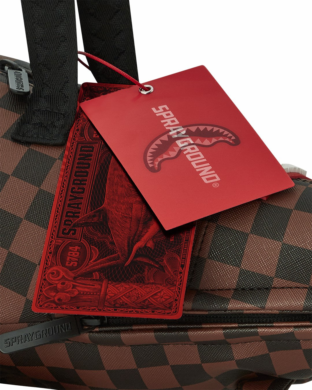 SHARKS IN PARIS CLEAR FOR TAKEOFF SHARK MEDIUM DUFFLE | Sprayground On Sale