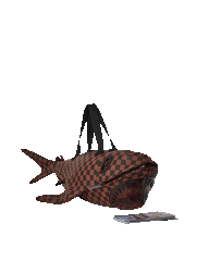 SHARKS IN PARIS CLEAR FOR TAKEOFF SHARK MEDIUM DUFFLE | Sprayground On Sale