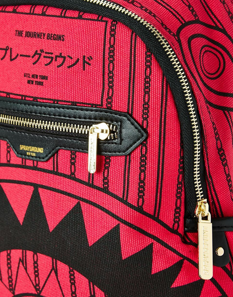 PINK REVERSE SHARKS IN PARIS SAVAGE | Sprayground Discounted