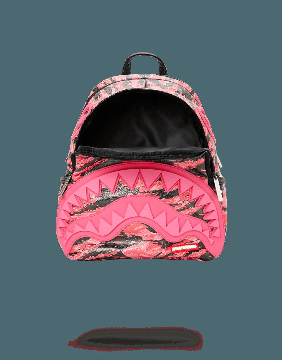 PINK TIGER CAMO SHARKMOUTH SAVAGE BACKPACK | Sprayground Hot Deal