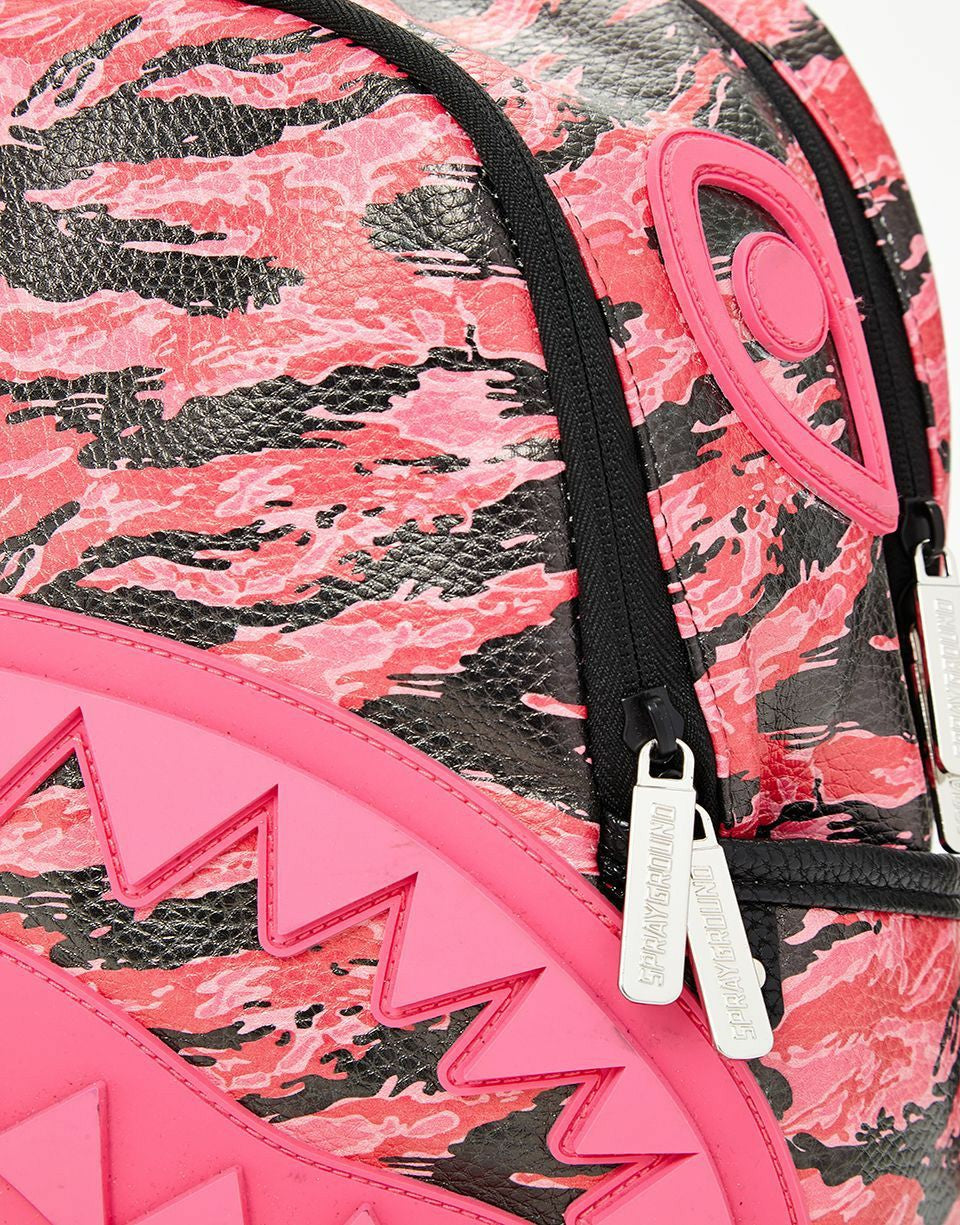 PINK TIGER CAMO SHARKMOUTH SAVAGE BACKPACK | Sprayground Hot Deal