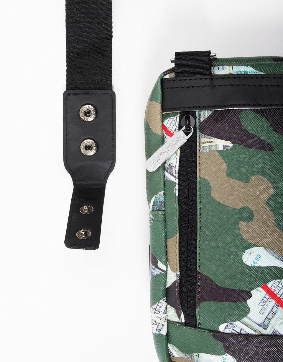 CAMO MONEY SHARK SLING | Sprayground Hot Deal