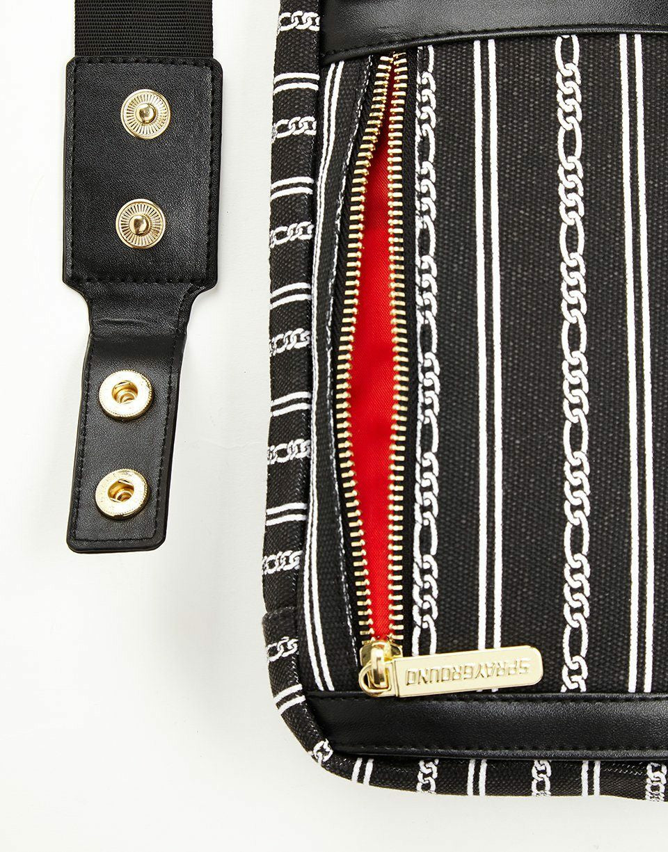 REVERSE BLACK SHARKS IN PARIS SLING | Sprayground Limited Offer