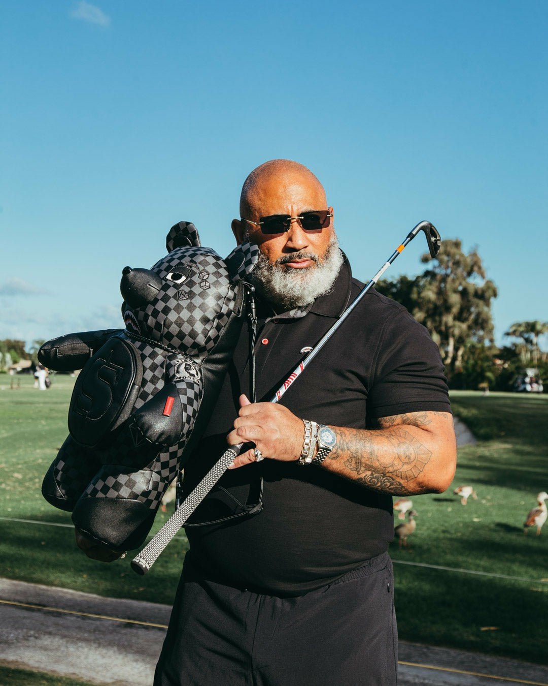 HENNY AIIR TO THE THRONE MONEYBEAR TEDDYBEAR BACKPACK | Sprayground Hot Deal