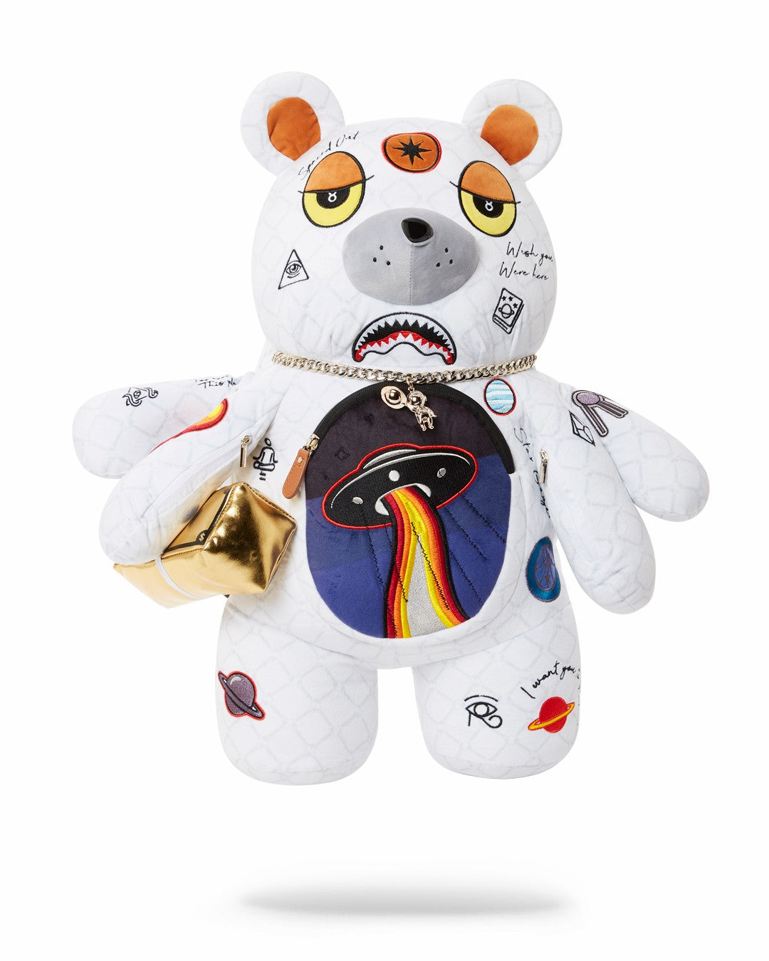 UFO SPACED OUT MONEYBEAR TEDDYBEAR BACKPACK | Sprayground On Sale