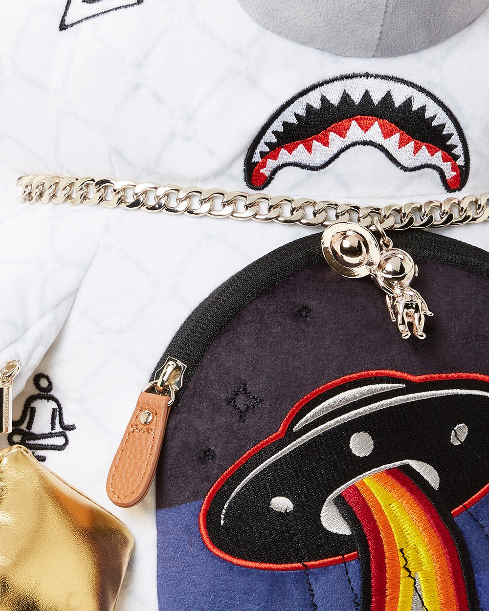 UFO SPACED OUT MONEYBEAR TEDDYBEAR BACKPACK | Sprayground On Sale