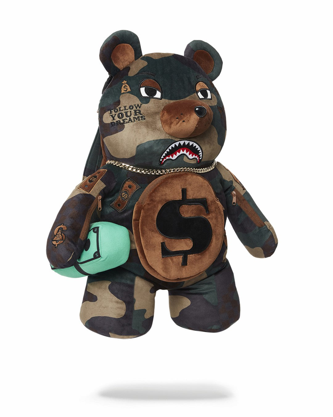 CAMOCHECK MONEYBEAR TEDDYBEAR BACKPACK | Sprayground Sale