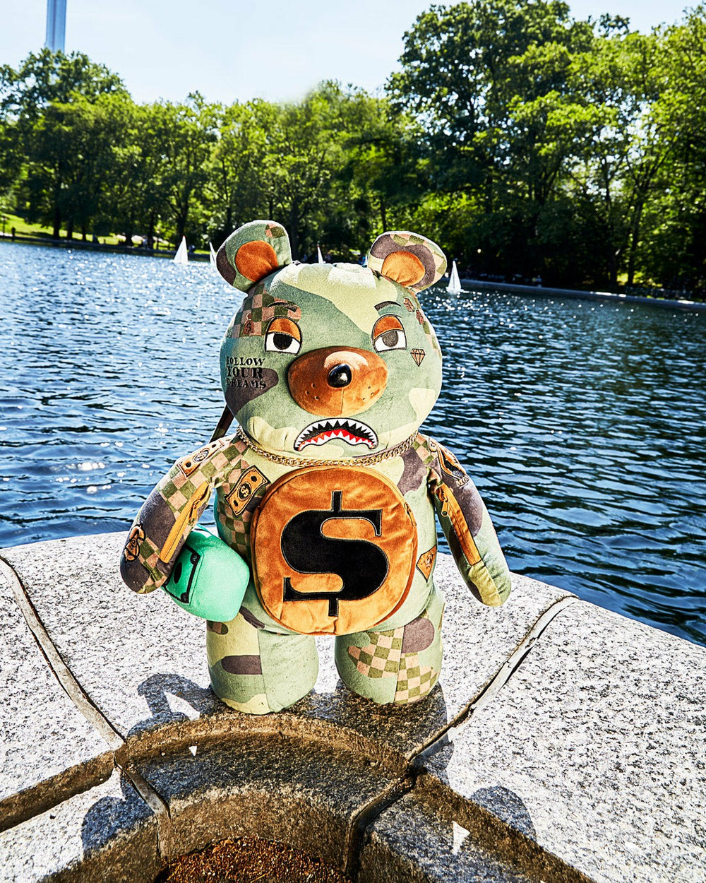 CAMOCHECK MONEYBEAR TEDDYBEAR BACKPACK | Sprayground Sale