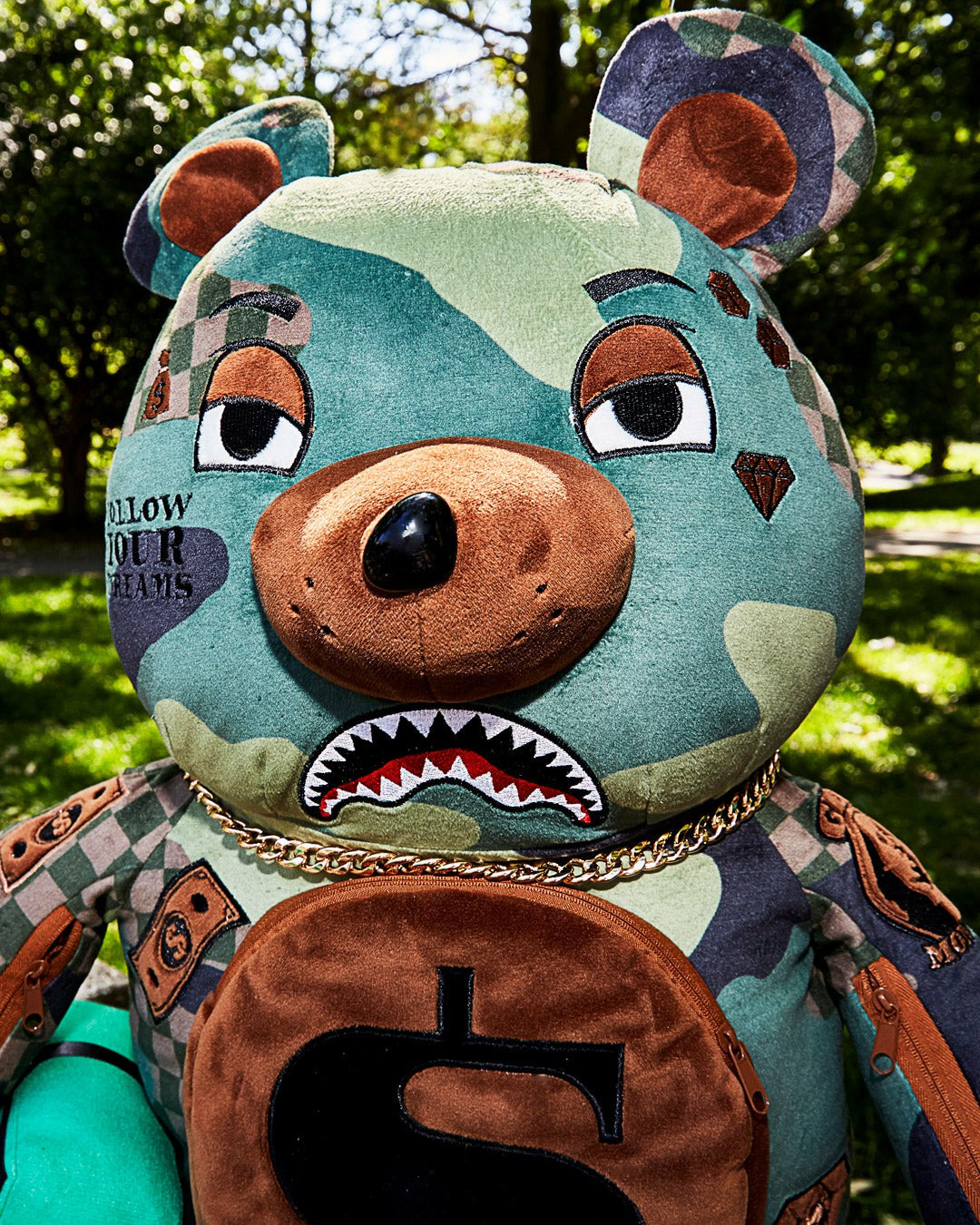 CAMOCHECK MONEYBEAR TEDDYBEAR BACKPACK | Sprayground Sale