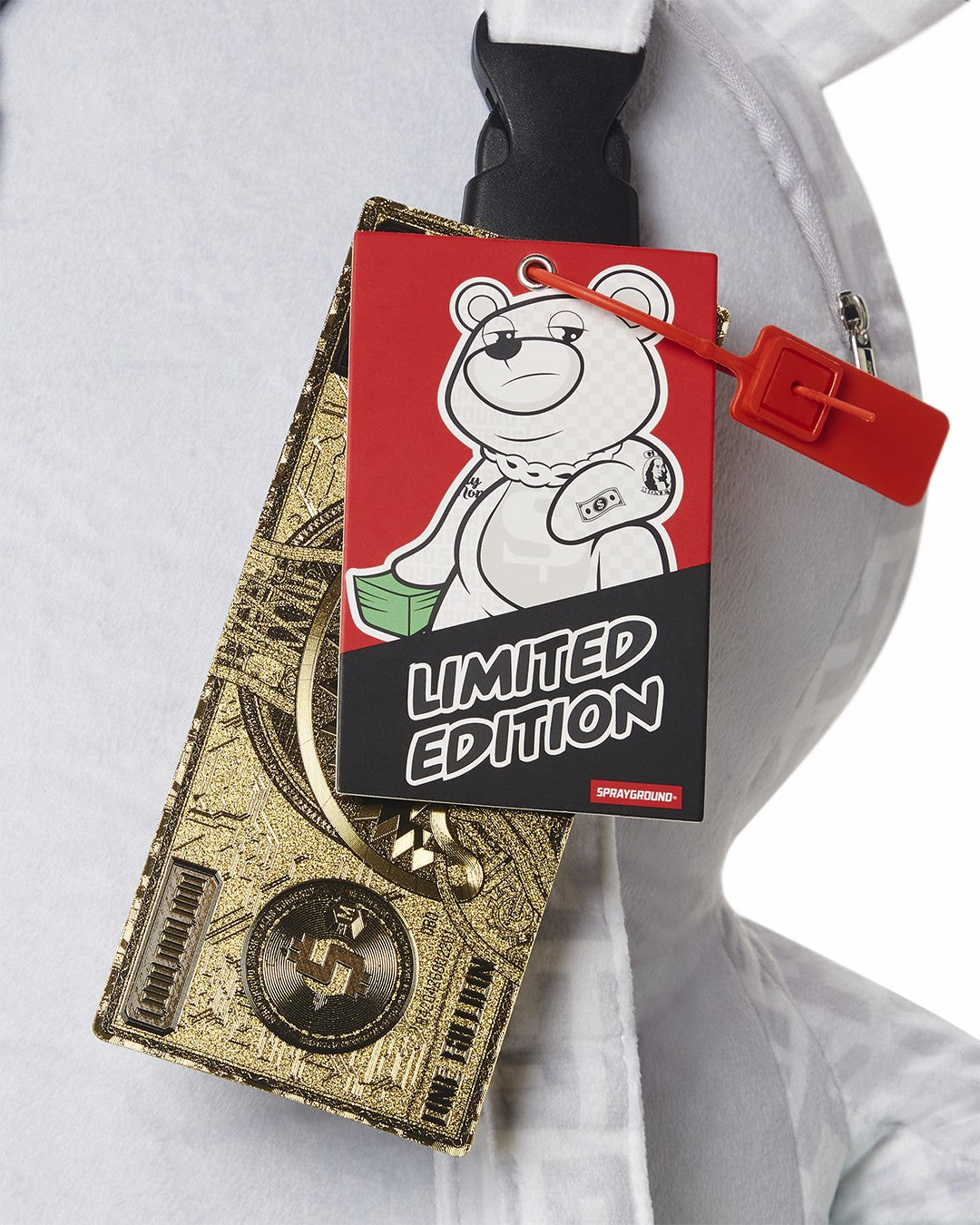 SPLIT THE CHECK (PEARL) MONEYBEAR TEDDYBEAR BACKPACK | Sprayground Bargain
