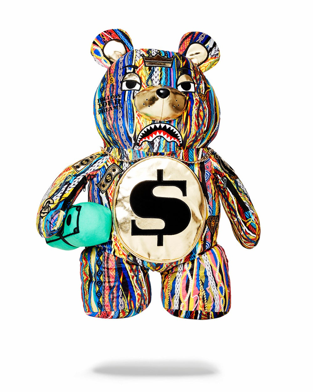 THE GOLDEN AGE MONEYBEAR TEDDYBEAR BACKPACK | Sprayground Discounted