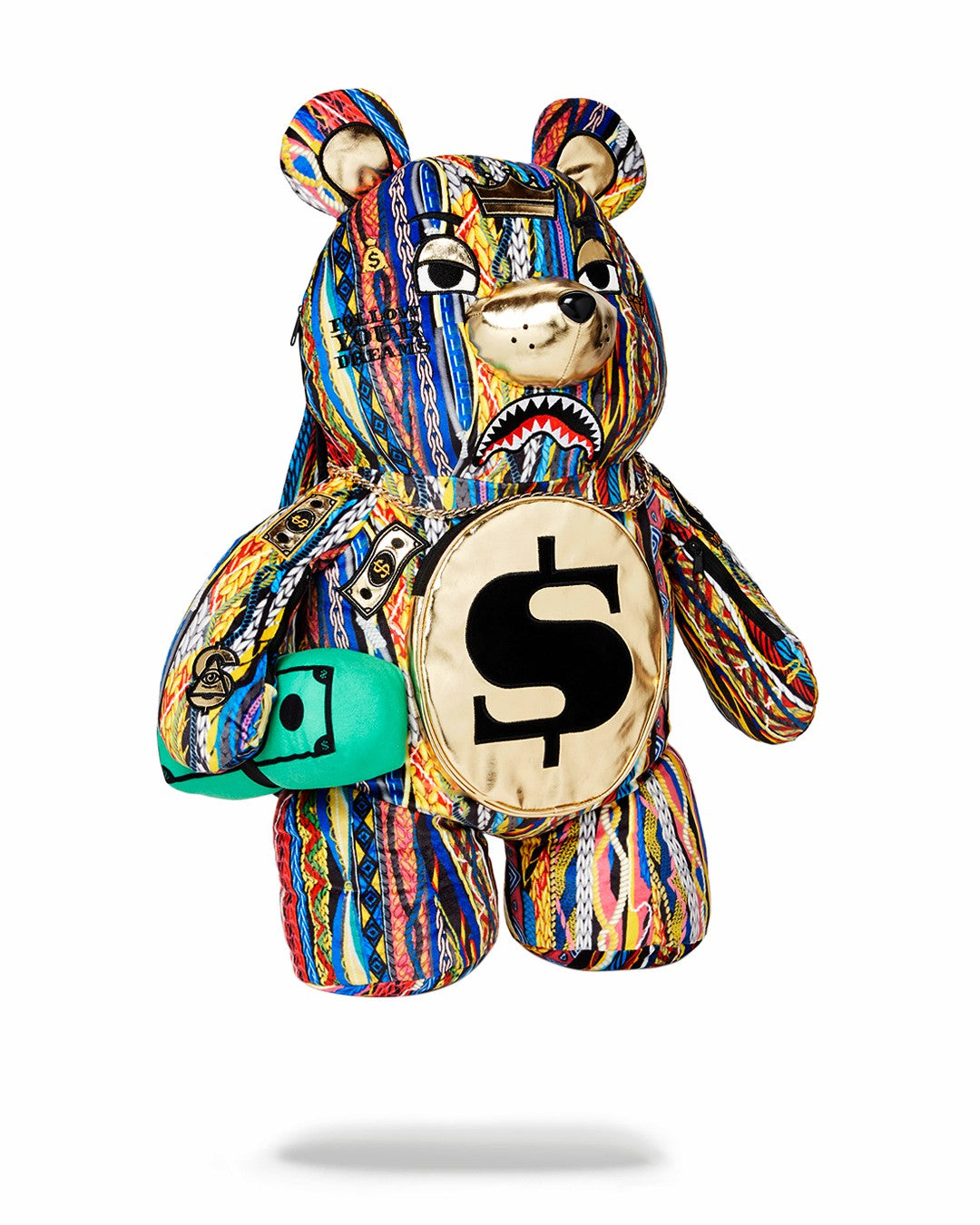 THE GOLDEN AGE MONEYBEAR TEDDYBEAR BACKPACK | Sprayground Discounted