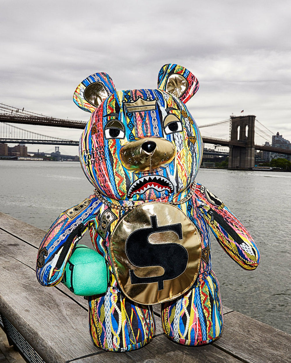 THE GOLDEN AGE MONEYBEAR TEDDYBEAR BACKPACK | Sprayground Discounted