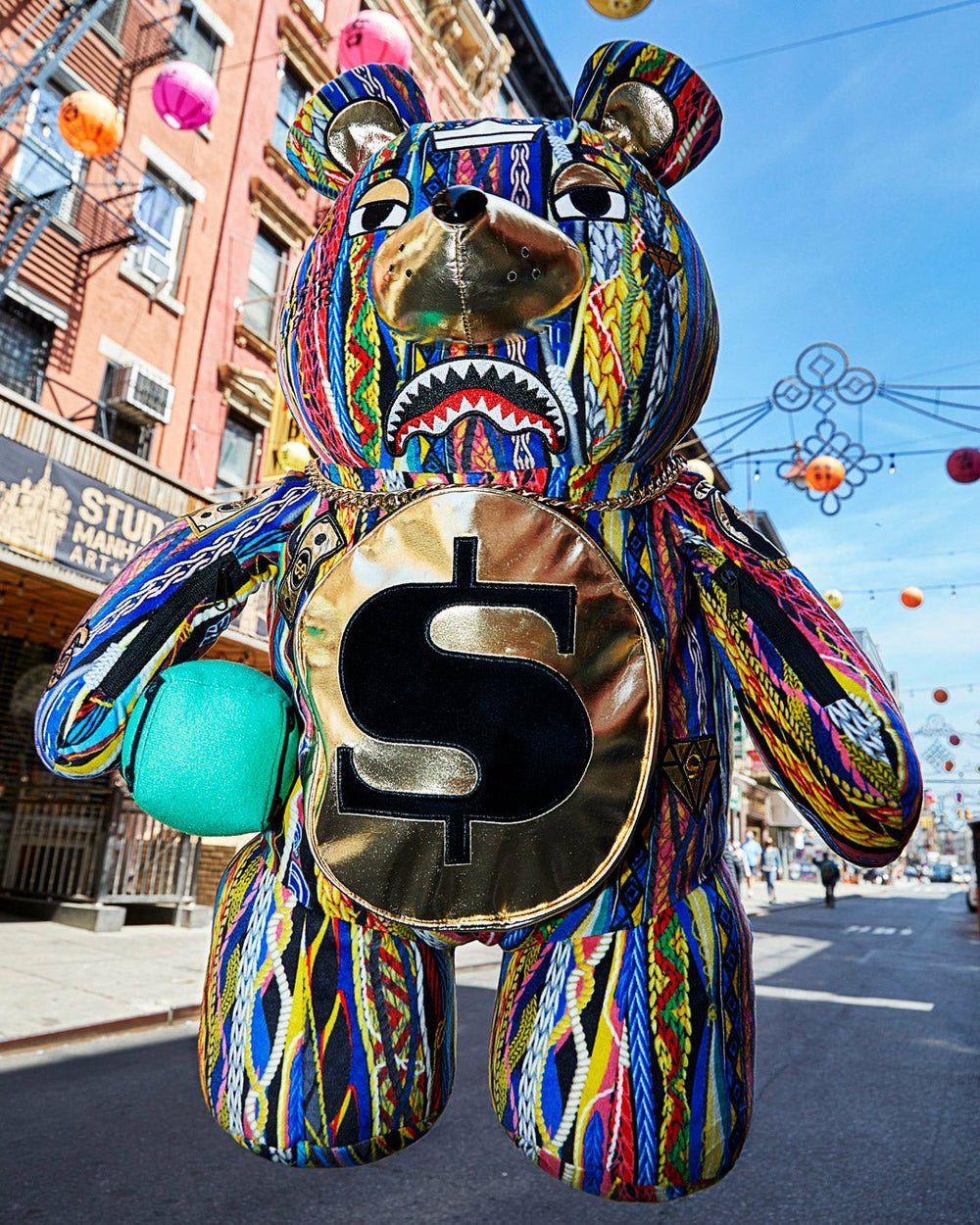 THE GOLDEN AGE MONEYBEAR TEDDYBEAR BACKPACK | Sprayground Discounted