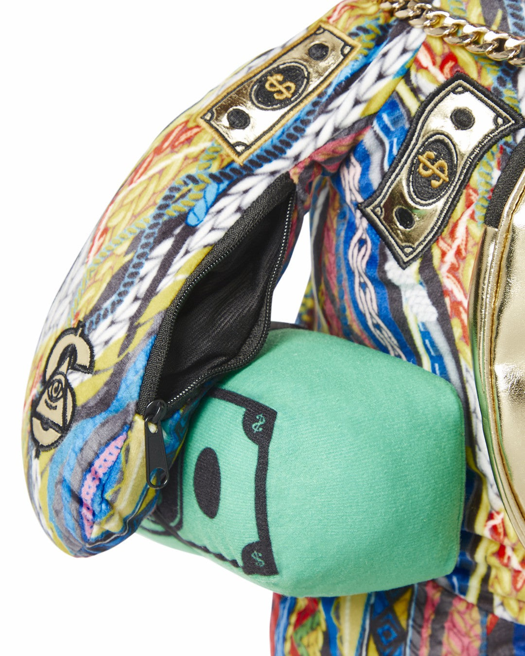 THE GOLDEN AGE MONEYBEAR TEDDYBEAR BACKPACK | Sprayground Discounted