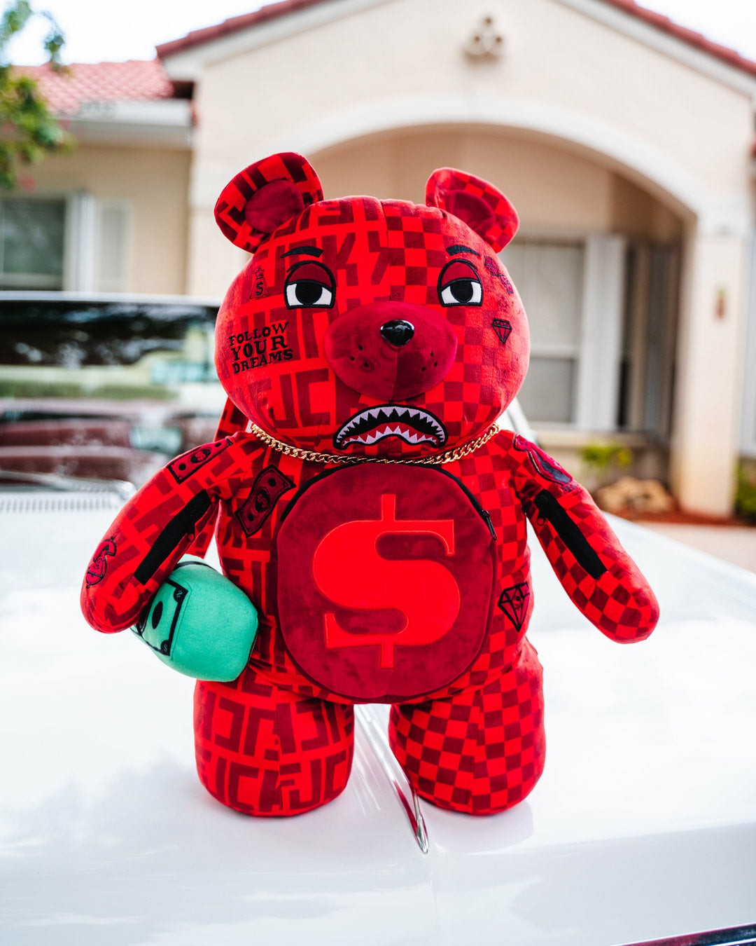 VENI VIDI VICI MONEYBEAR TEDDYBEAR BACKPACK | Sprayground Exclusive Deal