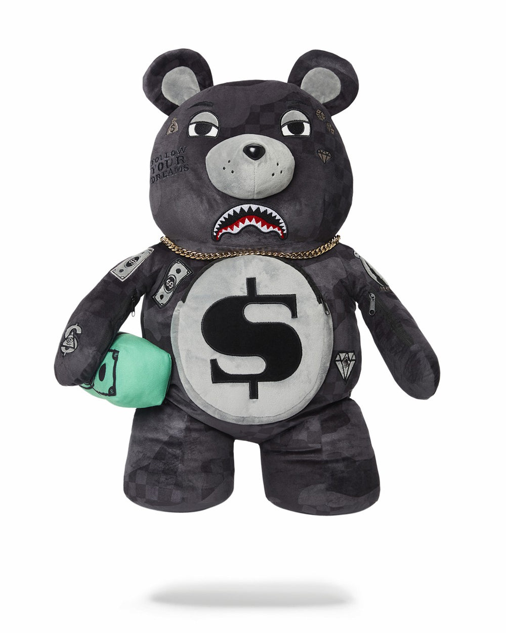 3AM NEVER SLEEP MONEYBEAR TEDDYBEAR BACKPACK | Sprayground Hot Deal