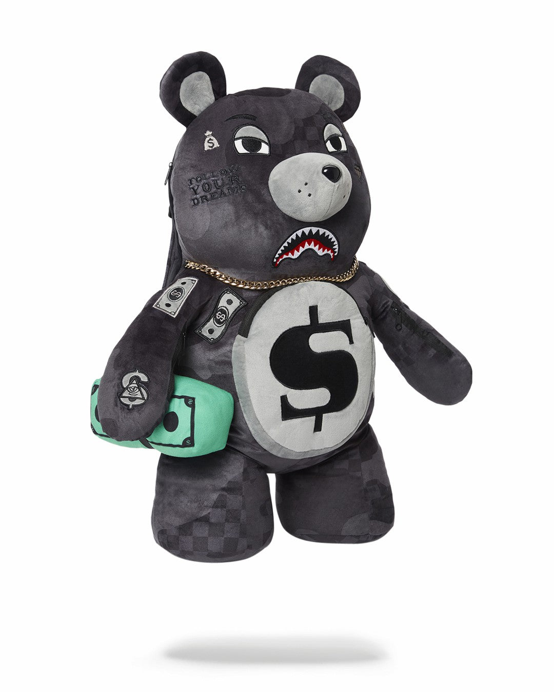 3AM NEVER SLEEP MONEYBEAR TEDDYBEAR BACKPACK | Sprayground Hot Deal
