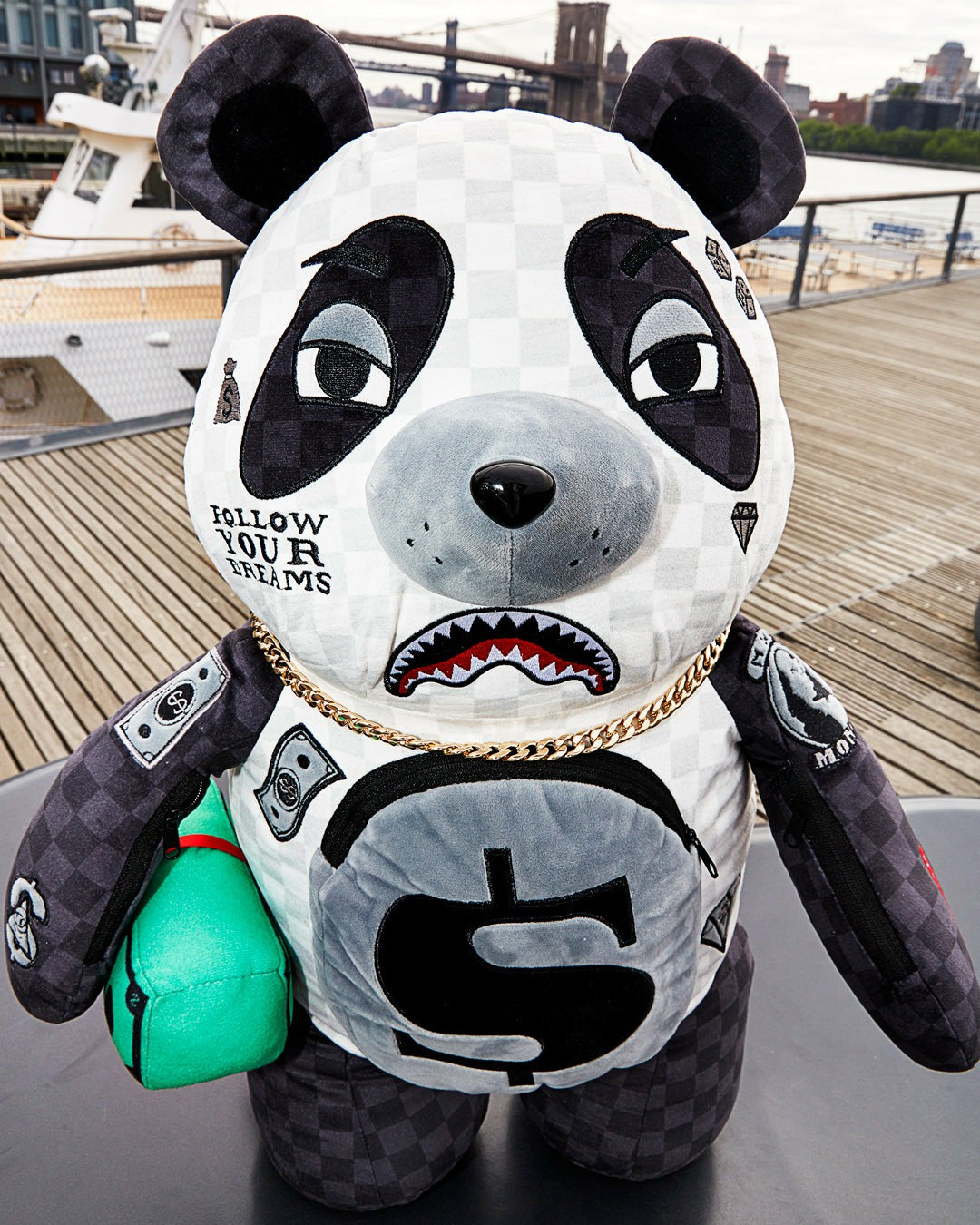 MONEYBEAR TEDDYBEAR BACKPACK PANDA PANDA PANDA | Sprayground Limited Offer