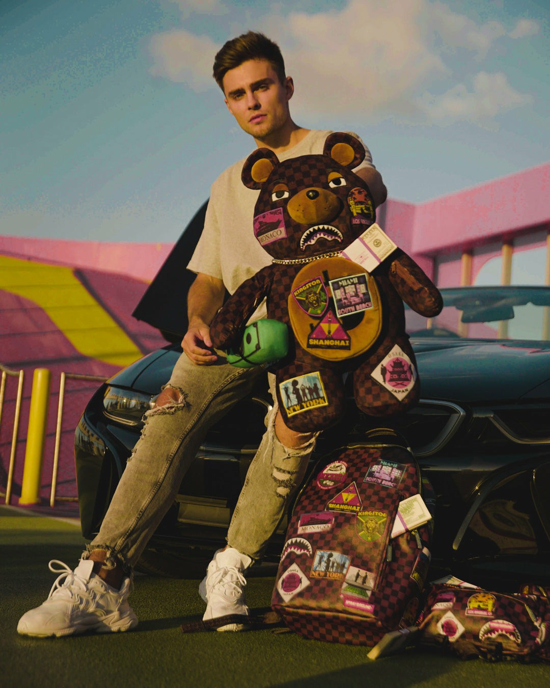 GLOBAL MOGUL MONEYBEAR TEDDYBEAR BACKPACK | Sprayground On Sale