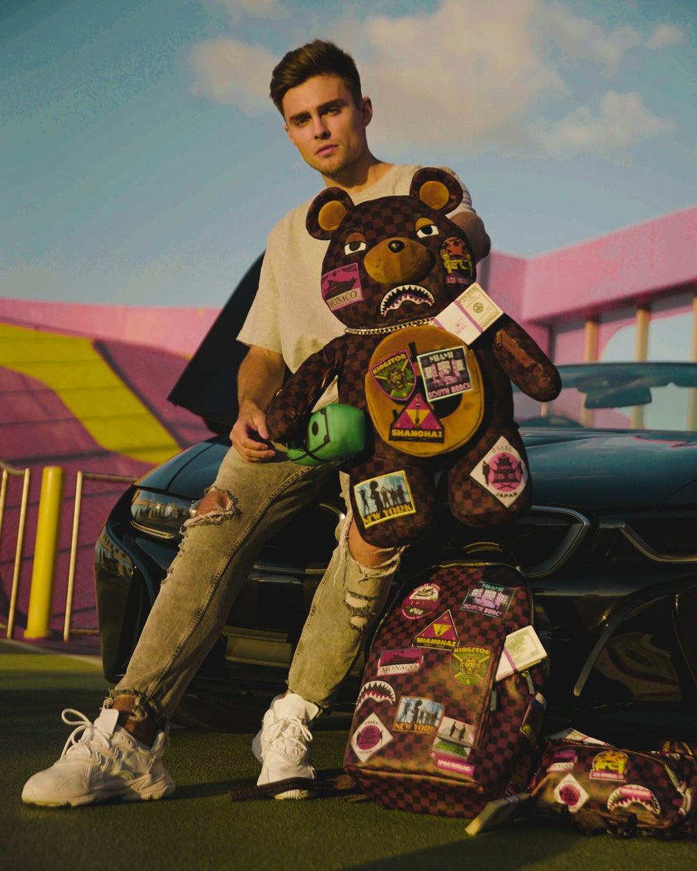 GLOBAL MOGUL MONEYBEAR TEDDYBEAR BACKPACK | Sprayground On Sale
