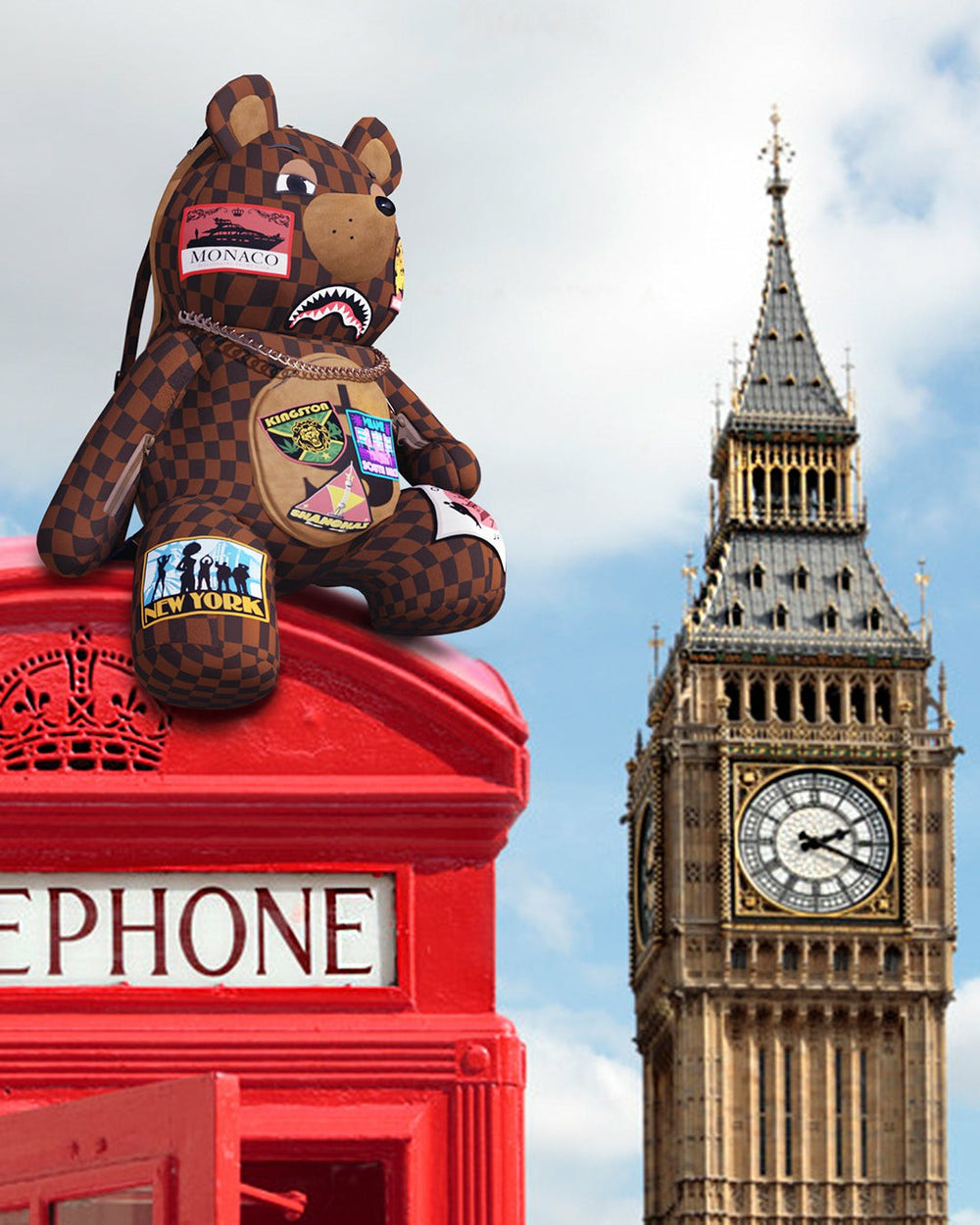GLOBAL MOGUL MONEYBEAR TEDDYBEAR BACKPACK | Sprayground On Sale
