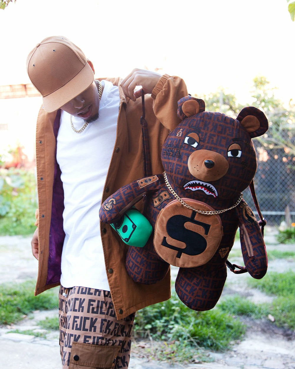 OFFENDED MONEYBEAR TEDDYBEAR BACKPACK | Sprayground Sale