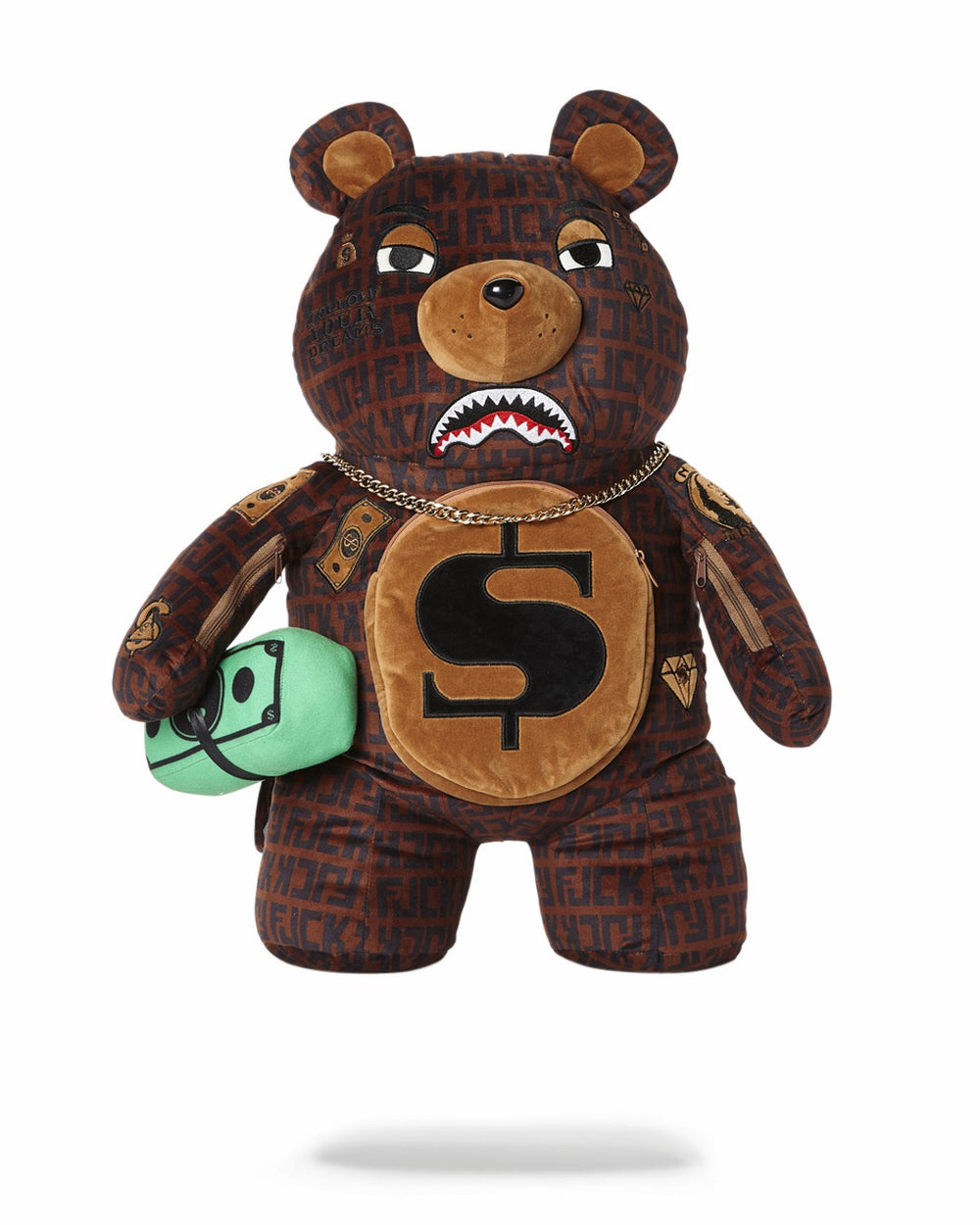 OFFENDED MONEYBEAR TEDDYBEAR BACKPACK | Sprayground Sale
