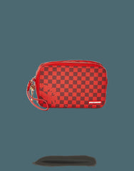 SHARKS IN PARIS RED TOILETRY AKA MONEY BAGS | Sprayground Exclusive Deal