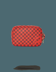 SHARKS IN PARIS RED TOILETRY AKA MONEY BAGS | Sprayground Exclusive Deal